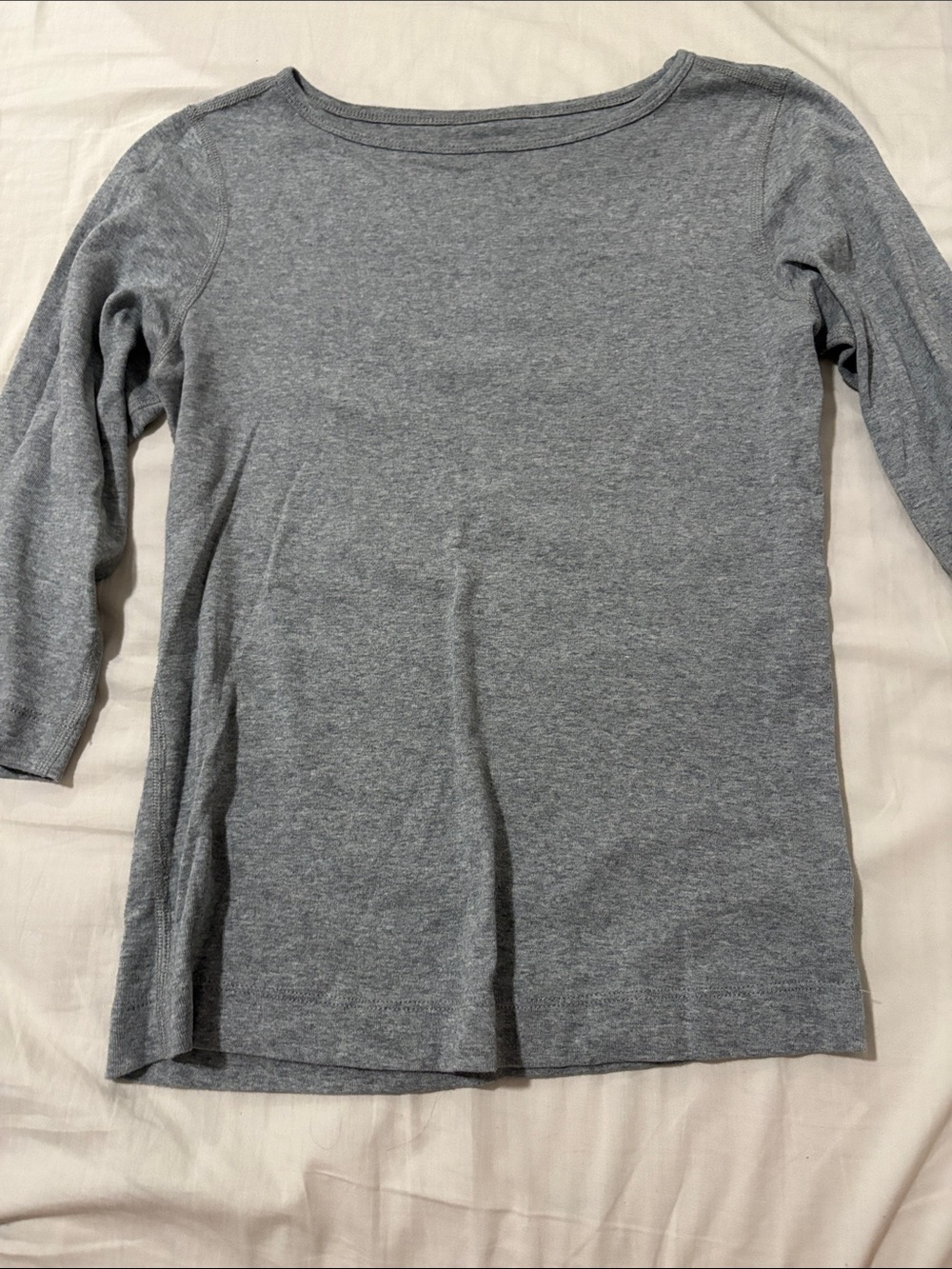 Three Dots 3/4 sleeve boatneck top